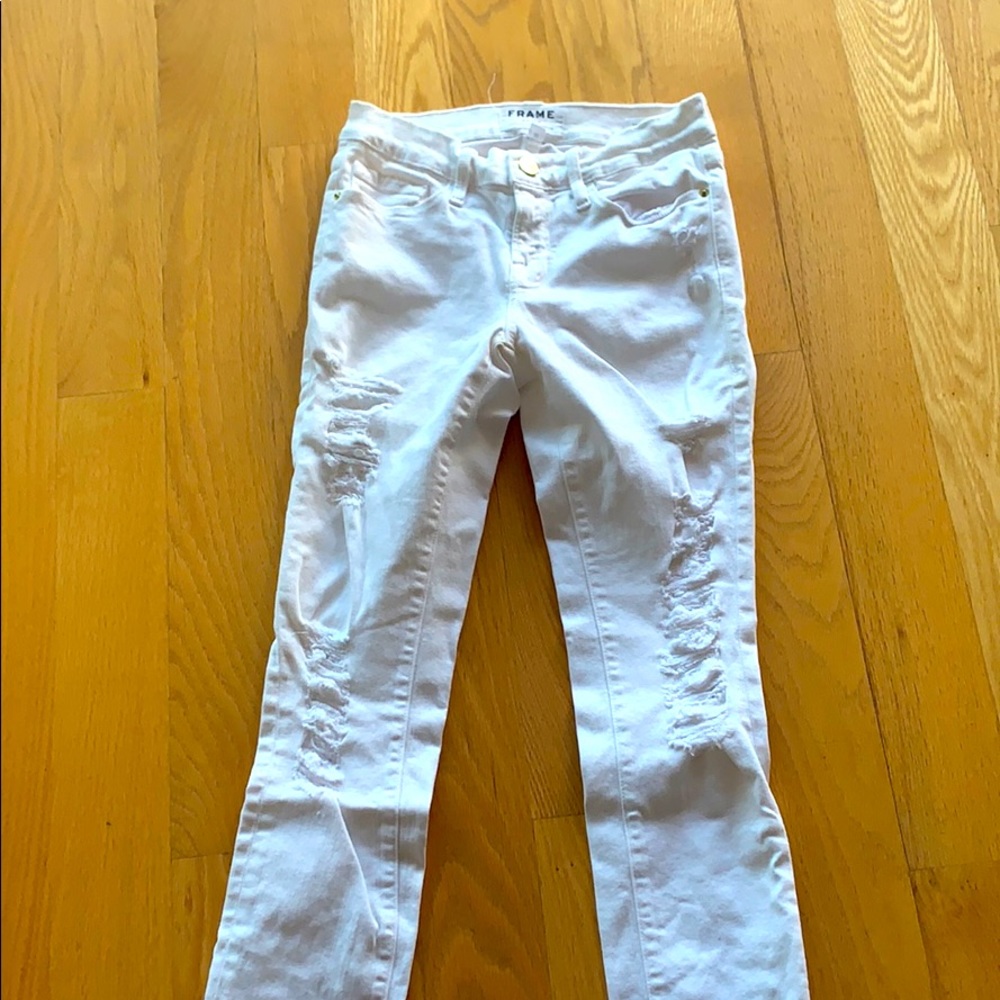 White Frame jeans